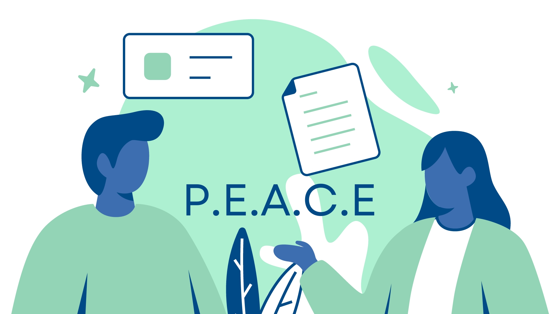 Interview course using PEACE model